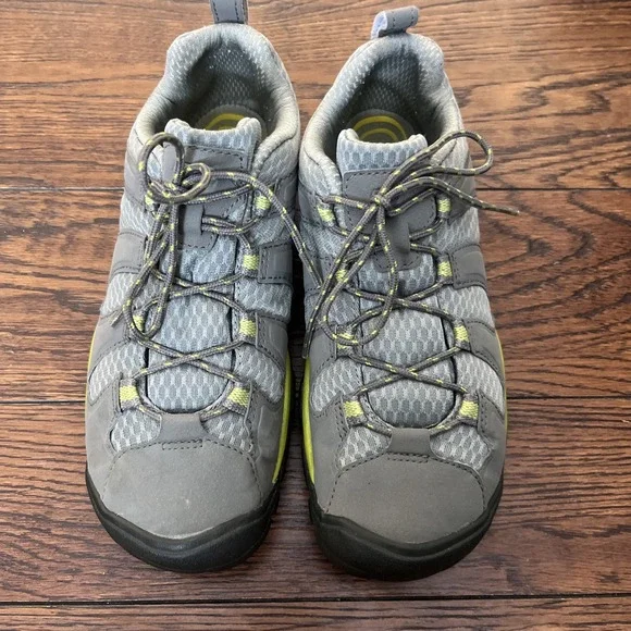 Keen Haven Womens Size 8.5 Gray And Green Hiking Trail Athletic Shoes - Picture 2 of 7